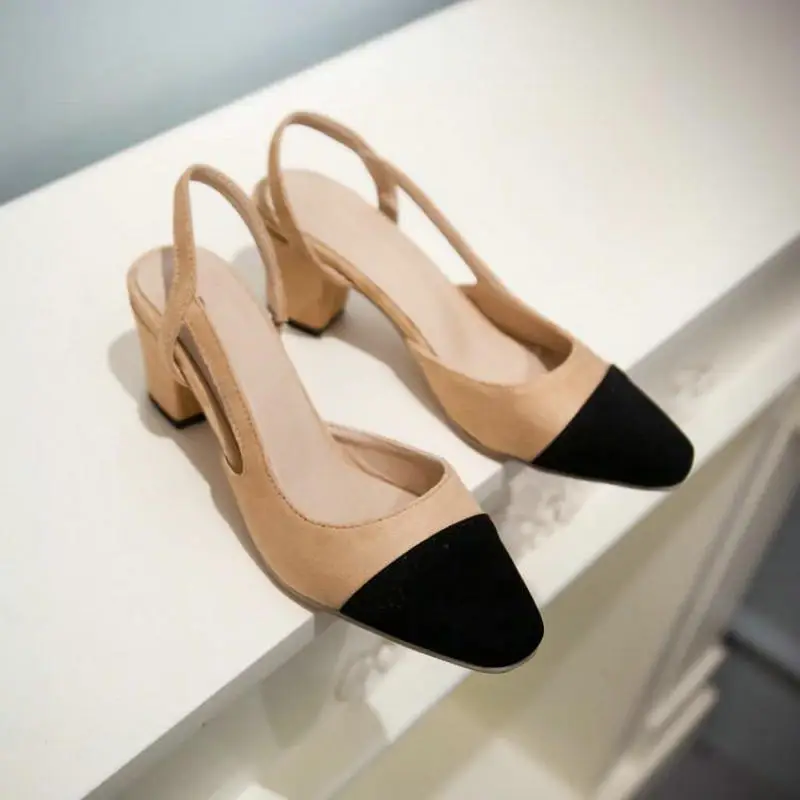 Женские босоножки на высоком каблуке черные или абрикосовые роскошные