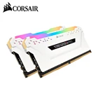 Модуль памяти CORSAIR Vengeance 16 Гб (2X8) RGB PRO RAM Memoria двухканальный DDR4 PC4 3000 МГц 3200 МГц DIMM C16 C18 RGB-белый
