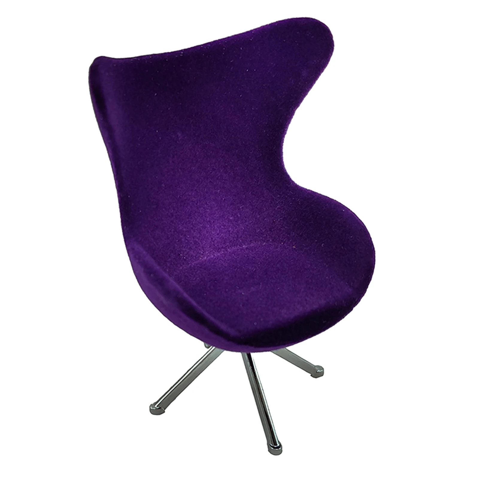 

1/12 миниатюрный Лебедь стул для кукольного домика стул для гостиной Лебедь стул мебель для кукольного домика