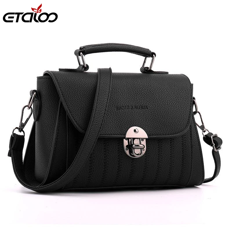 Брендовая женская сумка мессенджер из искусственной кожи на плечо для студентов