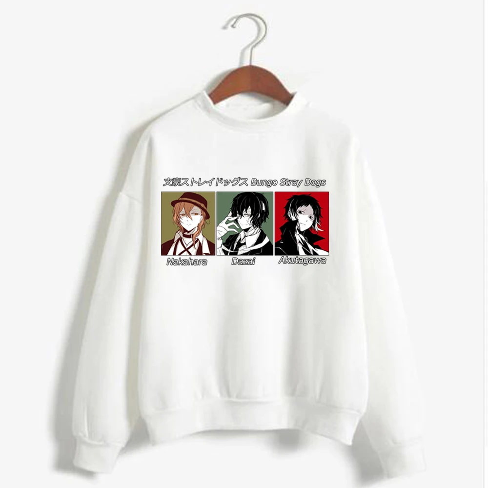 

Толстовка Bungo в стиле аниме «бродячие псы», топы Dazai, Lange Mouse, повседневный режим, Doek, Мужская аниме одежда