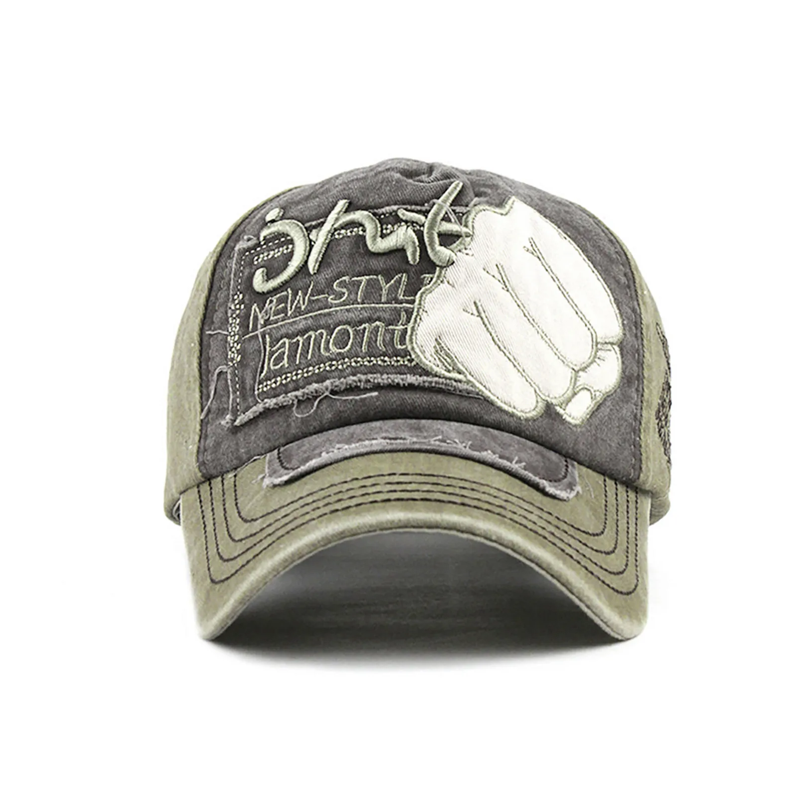 Бейсболка унисекс из хлопка регулируемая модная кепка с изысканным принтом