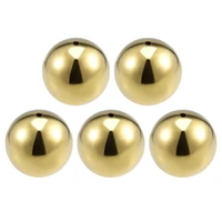 uxcell 60mm dia 201 stainless steel hollow cap ball spheres for handrail stair newel post gold tone 5pcs