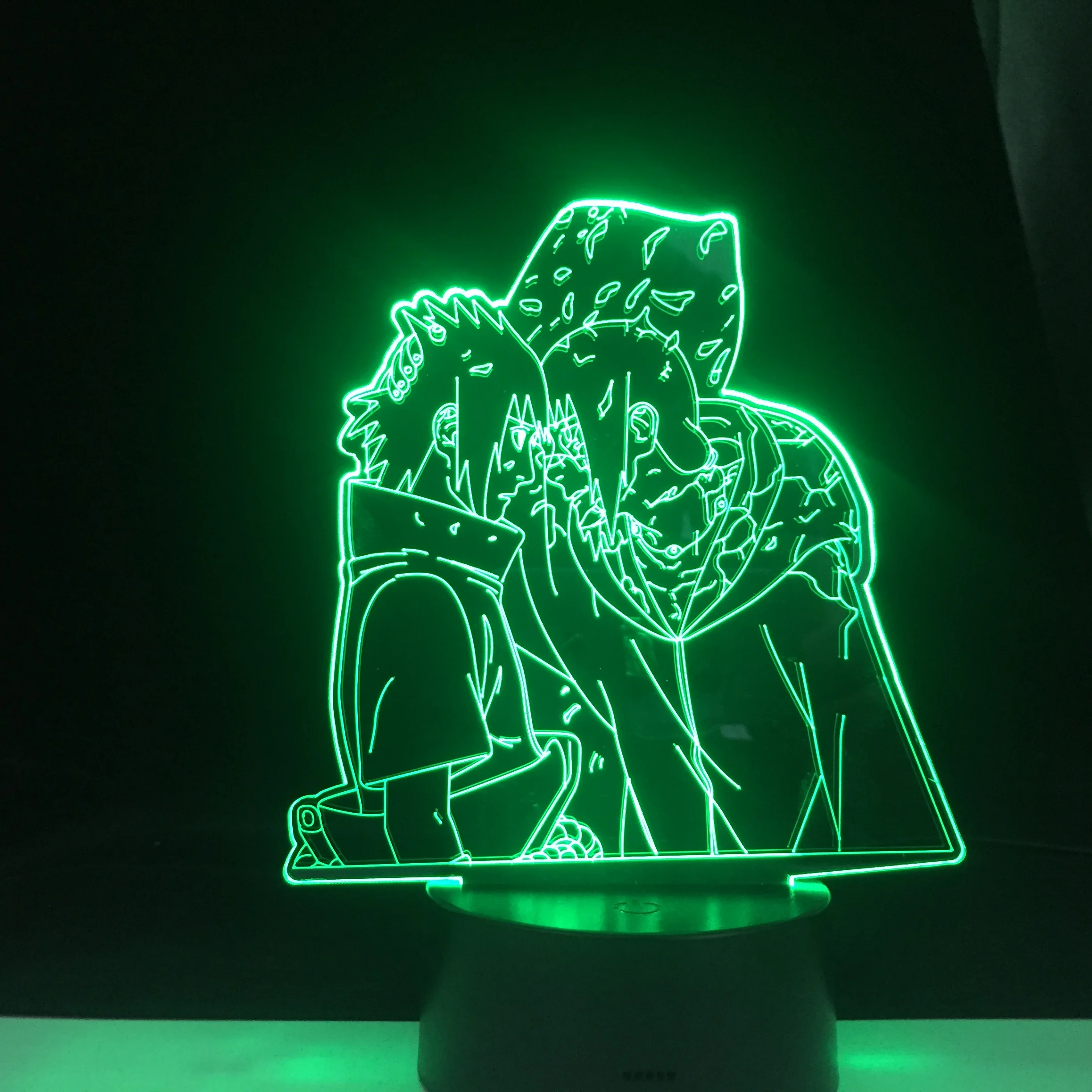 Светодиодная аниме лампа ITACHI и SASUKE BROTHERS с пультом ДУ|Ночники| |