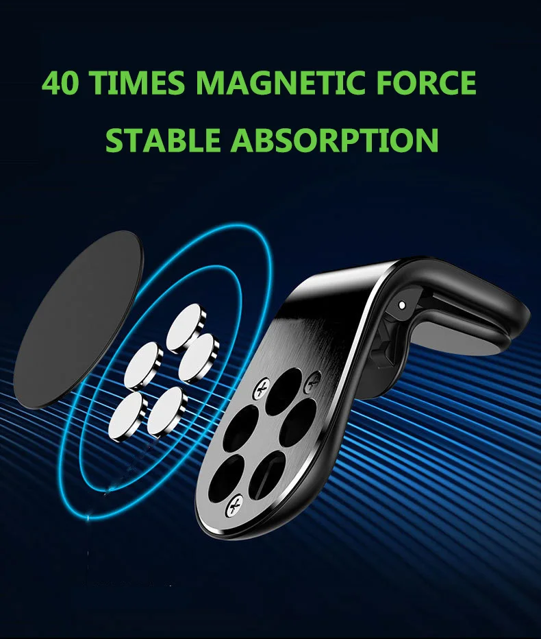 Rock металлический магнитный автомобильный держатель телефона для Магнитный