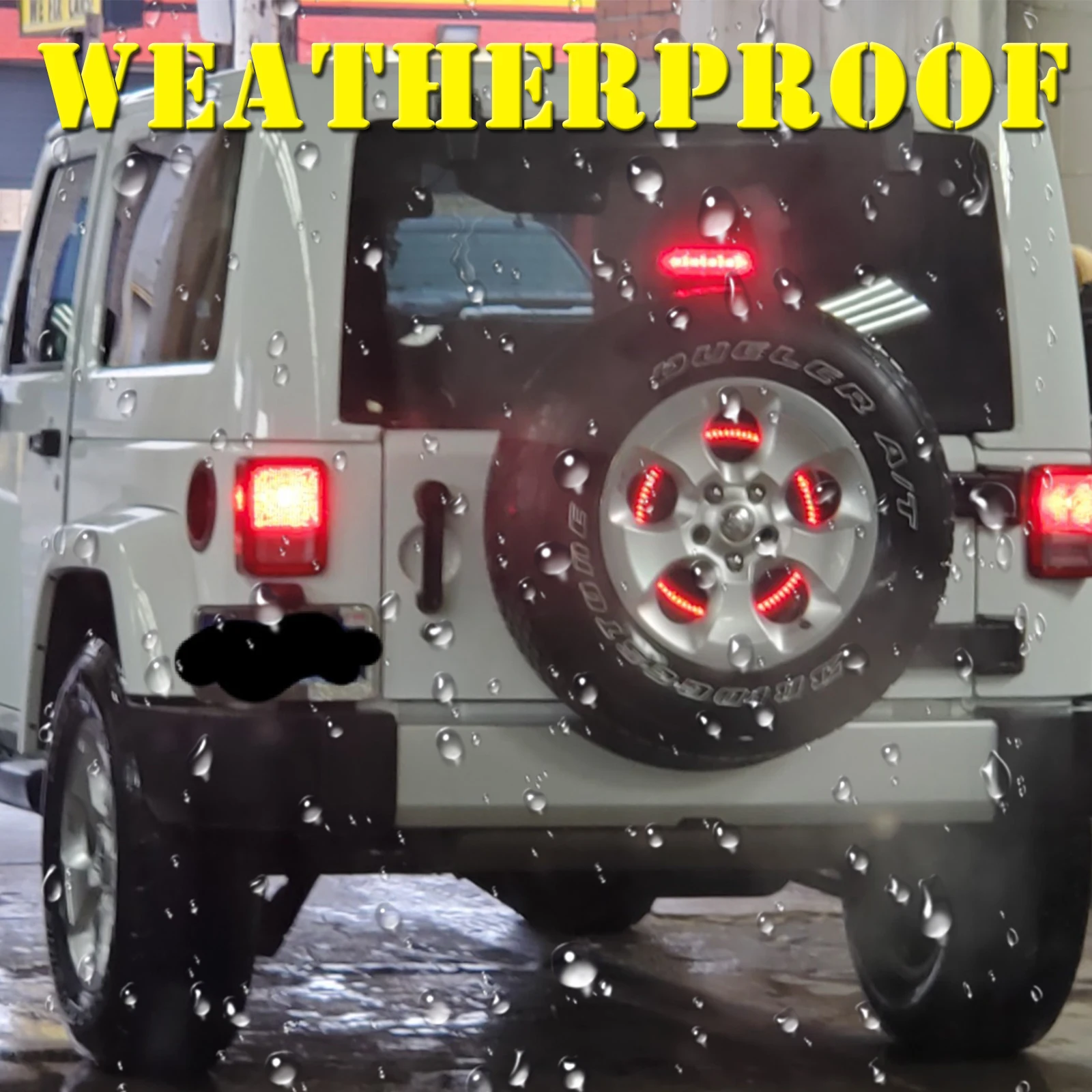 Запасной стоп-сигнал для шин фасветильник колеса третий стоп светильник Wrangler