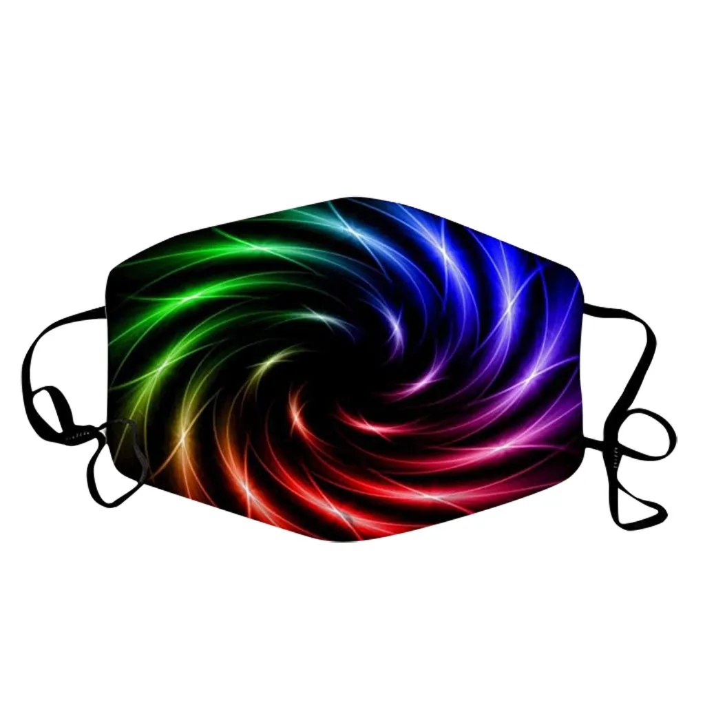 

Facemask Washable Reusable Cotton Face Mouth Mask Fashion Sky Print Mascarillas Outdoor Anti Dust Wind Mascarilla Masque Lavable