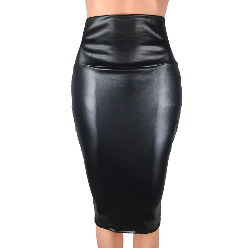 Осенне-зимняя женская юбка миди сексуальная облегающая эластичная OL из