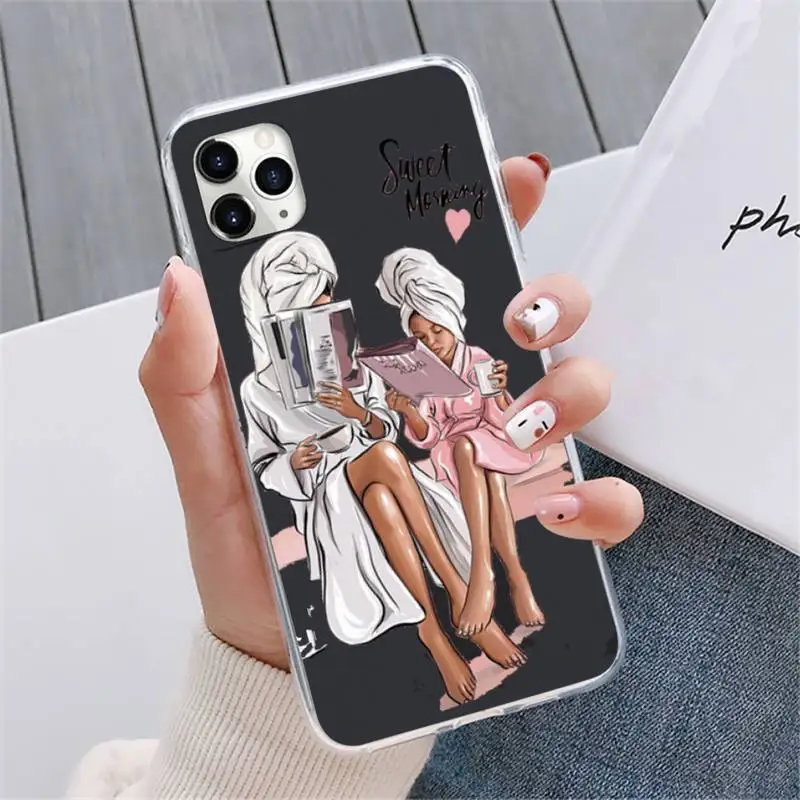 

Cute Baby Super Girl mom Love Phone Case For iphone 12 5 5s 5c se 6 6s 7 8 plus x xs xr 11 pro max mini