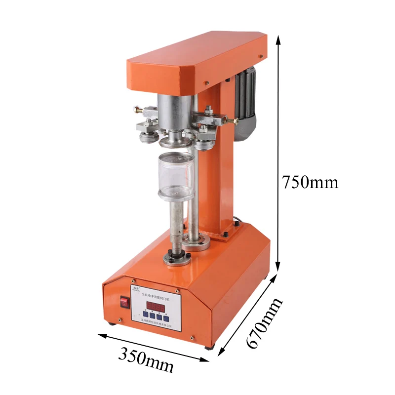 Полуавтоматическая машина для Запечатывания Банок Машина Для из ПЭТ-пластика