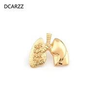 dcarzz lungs brooch pin medical silver plated doctors nurse lapel pins for women trendy jewelry accessories gift