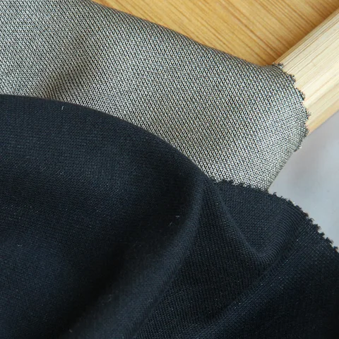 EMF экранирующая Серебристая хлопчатобумажная ткань, нижнее белье, толстовка с капюшоном, футболка, черный цвет