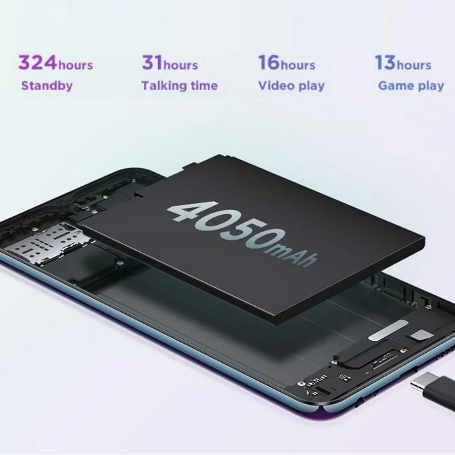 Глобальная версия Lenovo K10 Примечание 6 3 ''FHD 4/6 ГБ ОЗУ 64 Гб/128 ROM Dewdrop экран 4050 мАч