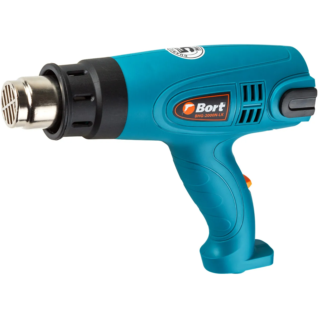 Фен технический Bort BHG 2000N LK (мощность 2000 Вт 3 режима работы 600 °С 4 насадки