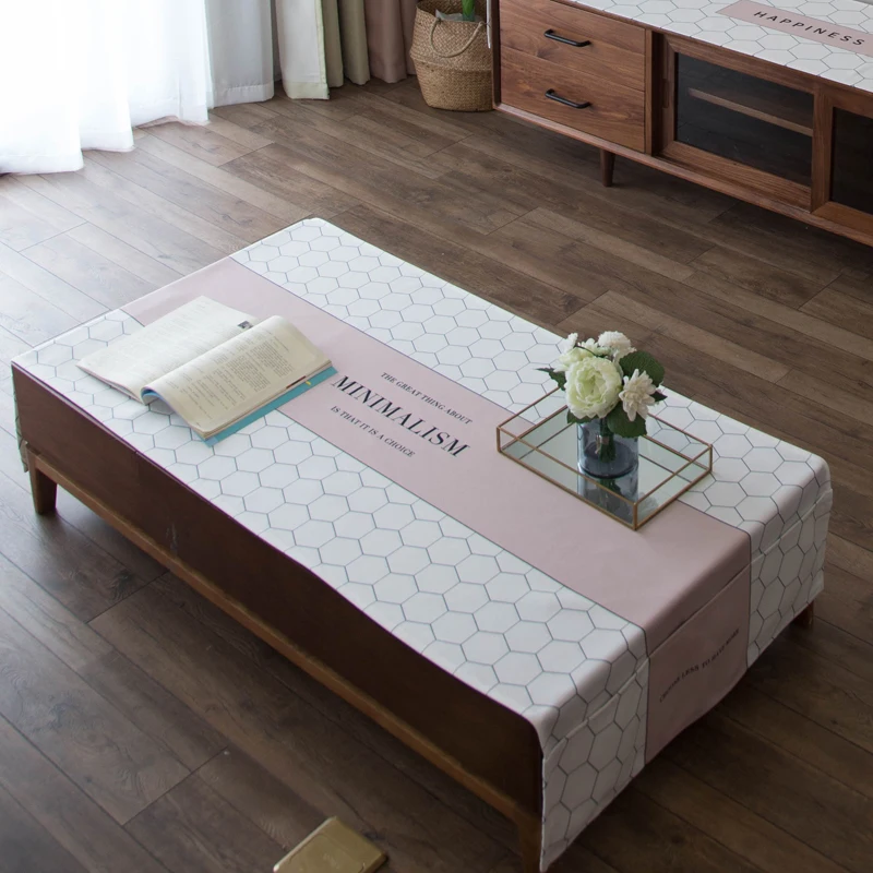 Влагостойкая скатерть маслостойкая Скатерть Толстая прямоугольная свадьба стол