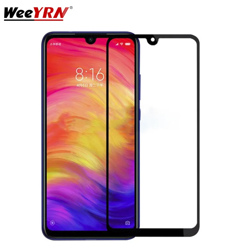 2 шт Полное Защитное стекло на Xiaomi Redmi Note 7 Note 7 Pro Полное покрытие 9 H Защитная пленка для экрана на Сяоми ксиоми Редми Ноут 7 закаленное стекло