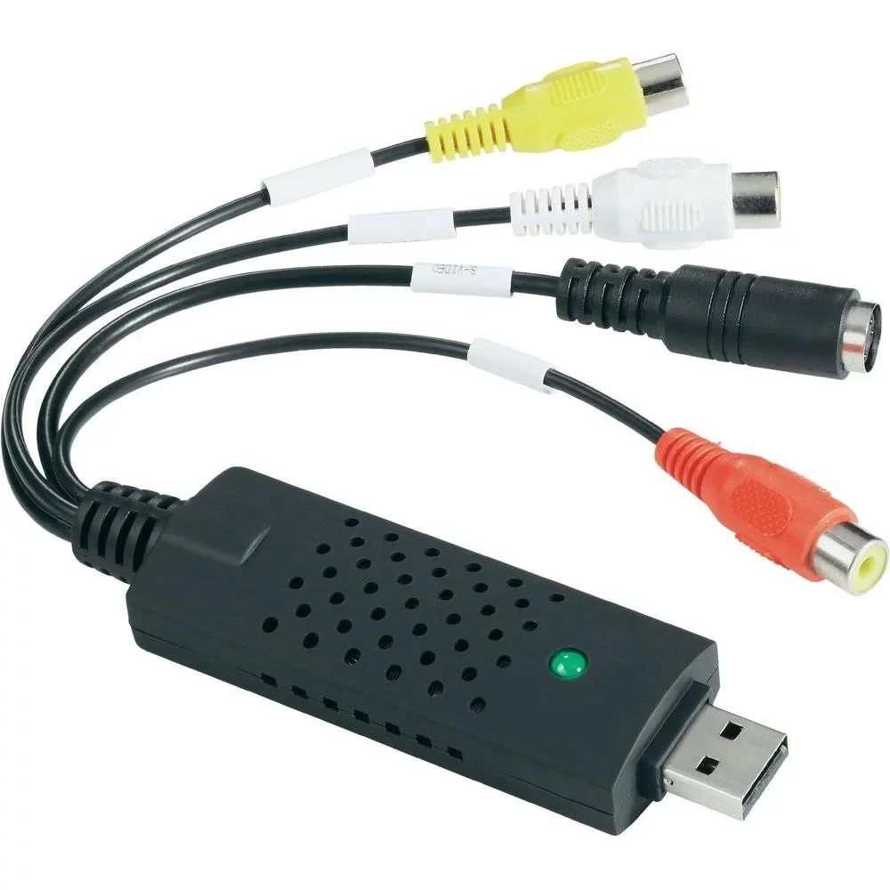 

VHS to Digital Converter USB 2.0 Video Converter Audio Capture Card VHS Box VHS VCR TV to Digital Converter Support Win 7/8/10