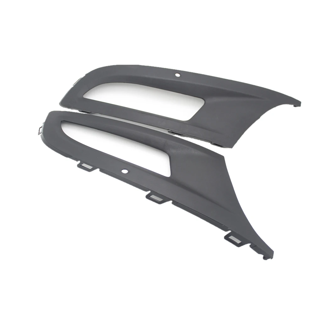Для VW Polo 6R Хэтчбек 2009 2010 2011 2012 2013 Галогенные Противотуманные фары светильник с решеткой крышка кабеля и лампы - Цвет: Pair Grille