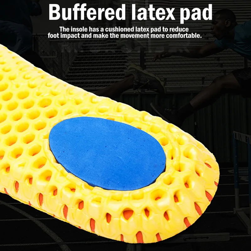 2020 Мужская и женская сетчатая легкая стелька EVA 1 пара Спортивная дышащая