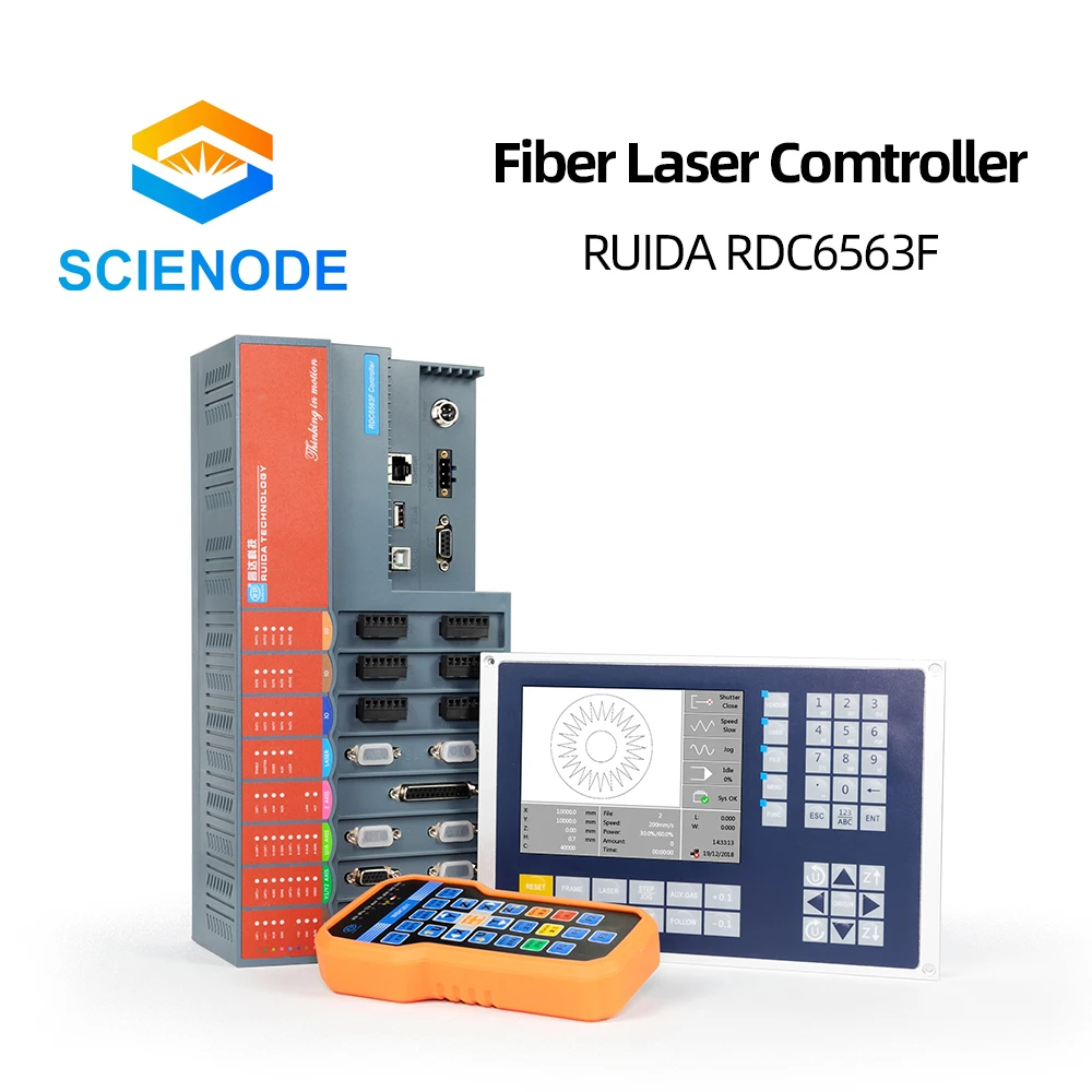 

Scienode Ruida RDC6563F Fiber Laser Controller Card System Laser Control Panel for Fiber Laser Engraving Cutting Machines New