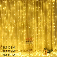 christmas decorations 2022 icicle string lights garland curtain festoon led light for new year christmas decorations for home