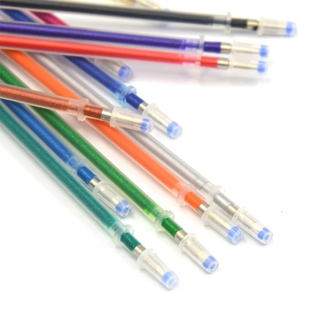 60 шт красочная пластиковая Заправка для гелевой ручки взрослых раскрасок