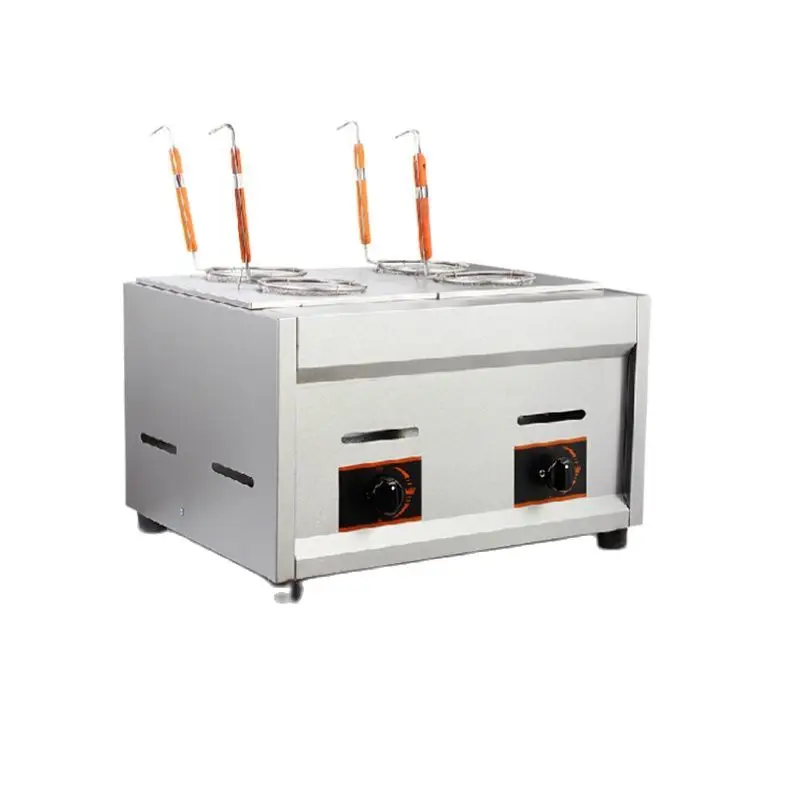 

XEOLEO оборудование для приготовления лапши с 4 отверстиями, газовая плита, коммерческая Настольная плита для ресторана, кухонное оборудовани...