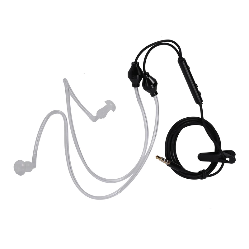 

Anti-Radiation Earphone earpiece 3.5mm air Acoustic Tube Stereo earphone with microphone for iPhone Samsung Huawei Xiaomi