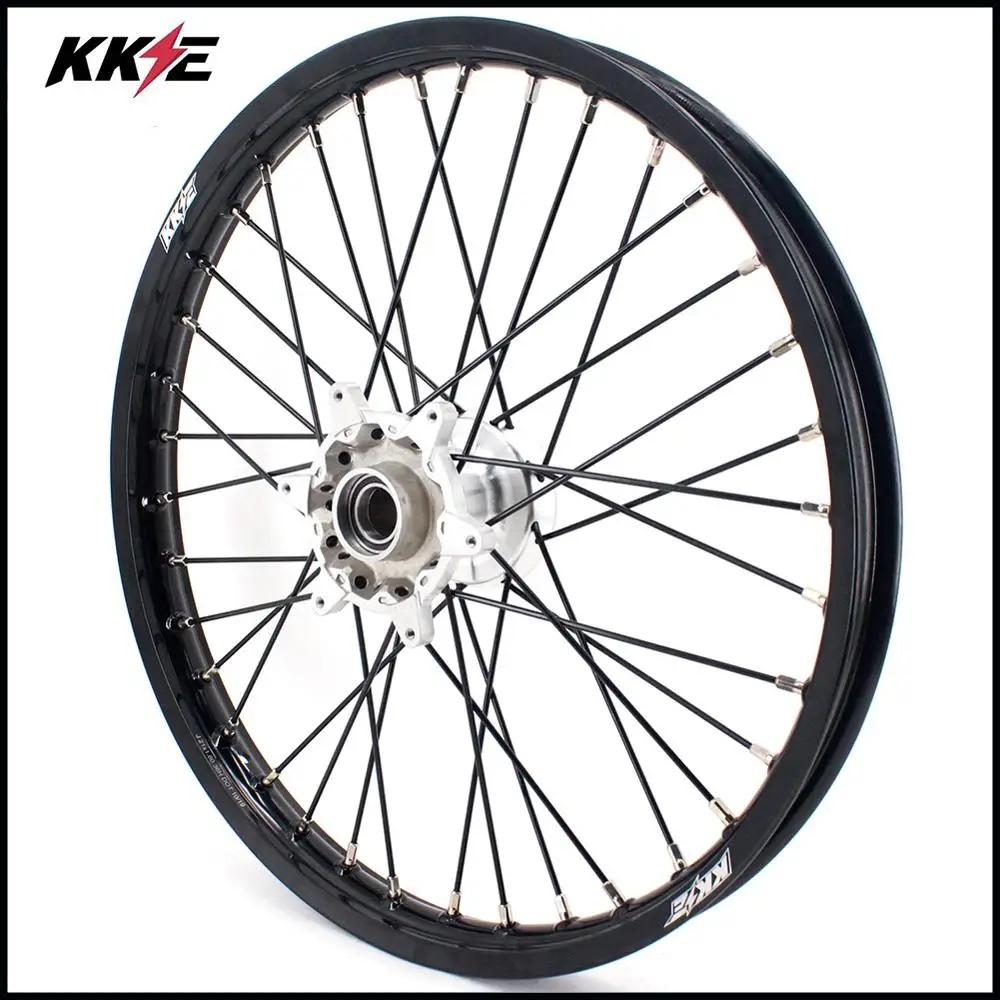 21/18 эндуро литья колесные диски комплект для KTM EXC EXC-F 125 150 200 250 300 350 450 500 2003- черный говорил