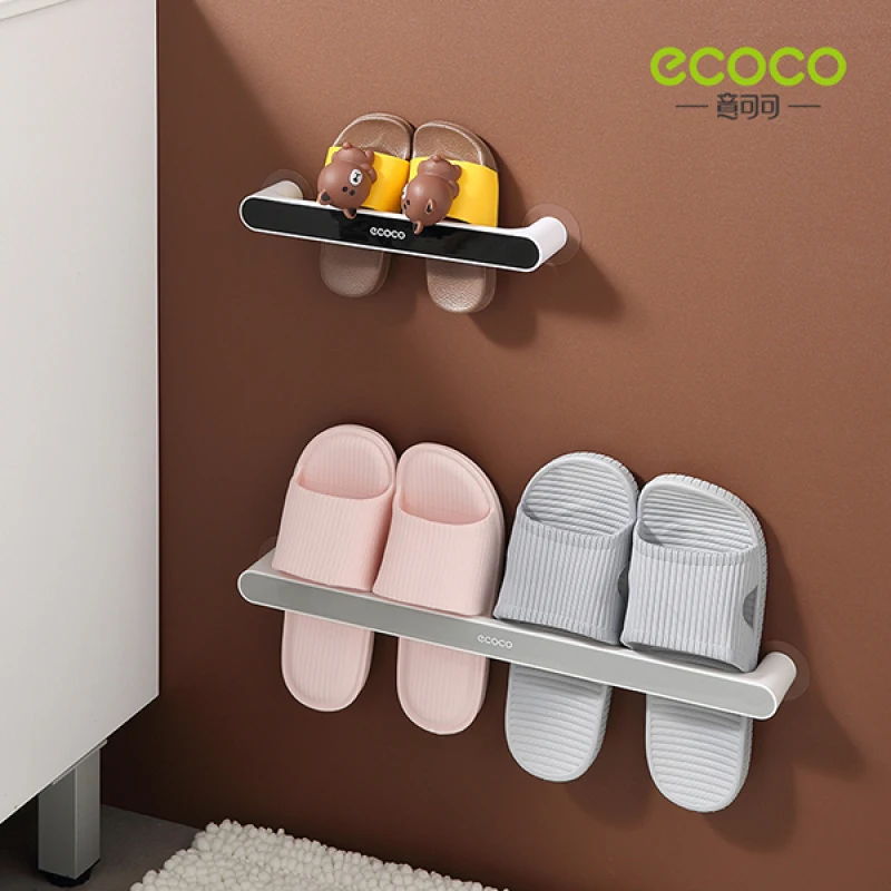 Стеллаж для тапочек гостиной ECOCO настенный держатель полотенец без пробивки