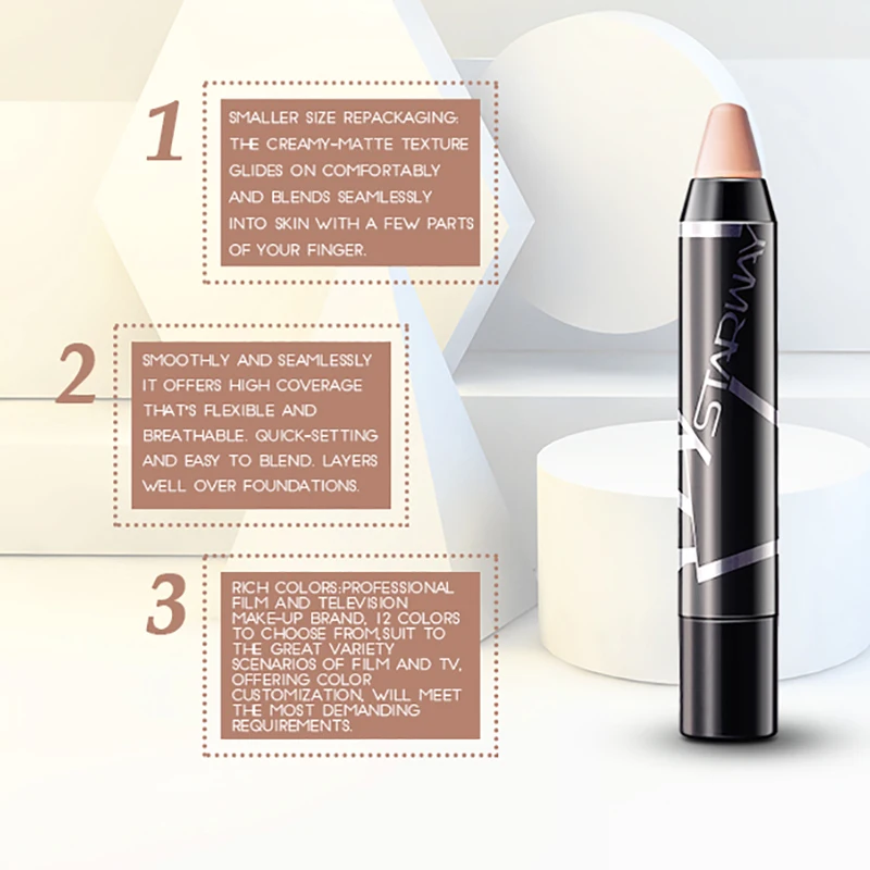 STARWAY 12 шт./кор. оптовая продажа Красота салон тональный крем для лица! Убирает