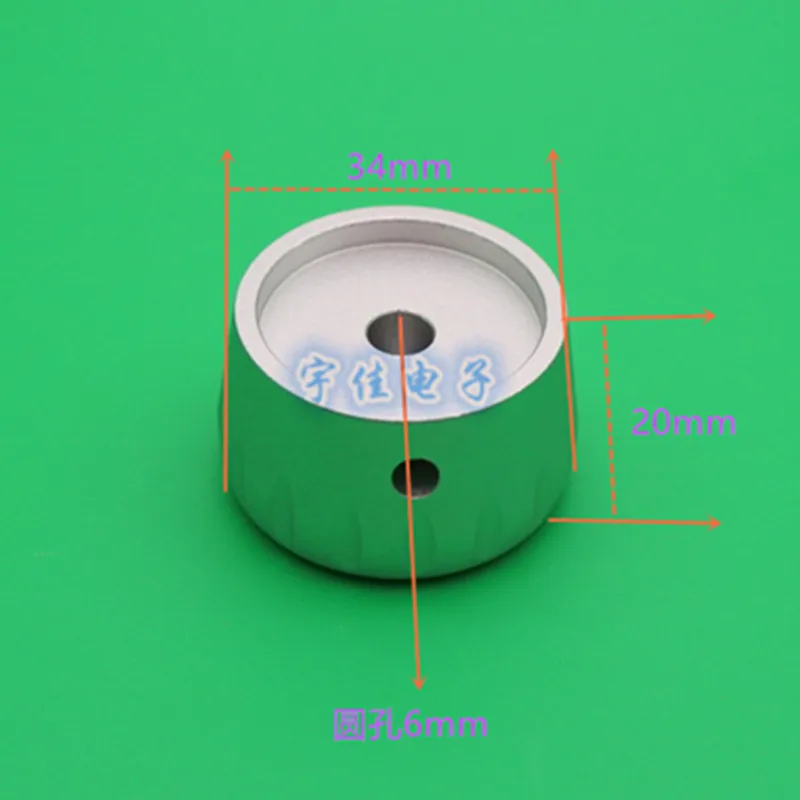 1 шт. 34*20 мм алюминиевый Потяните цветок Пескоструйная ручка потенциометра