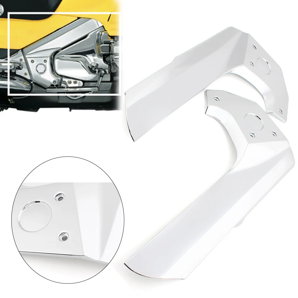 

Боковой обтекатель для мотоцикла, декоративные комплекты для Honda Goldwing 1800 GL1800 2001-2017 F6B 13-17, хромированная крышка рамы