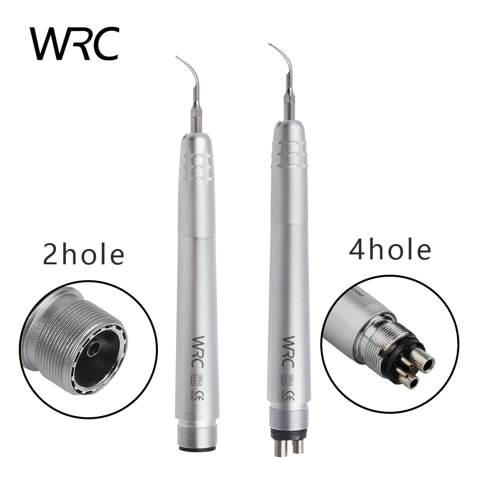 

Dental Ultrasonic Air Scaler Handpiece Sonic Perio Scaling with 3 Tips 2 Hole/ 4 Hole Dentaist Tools