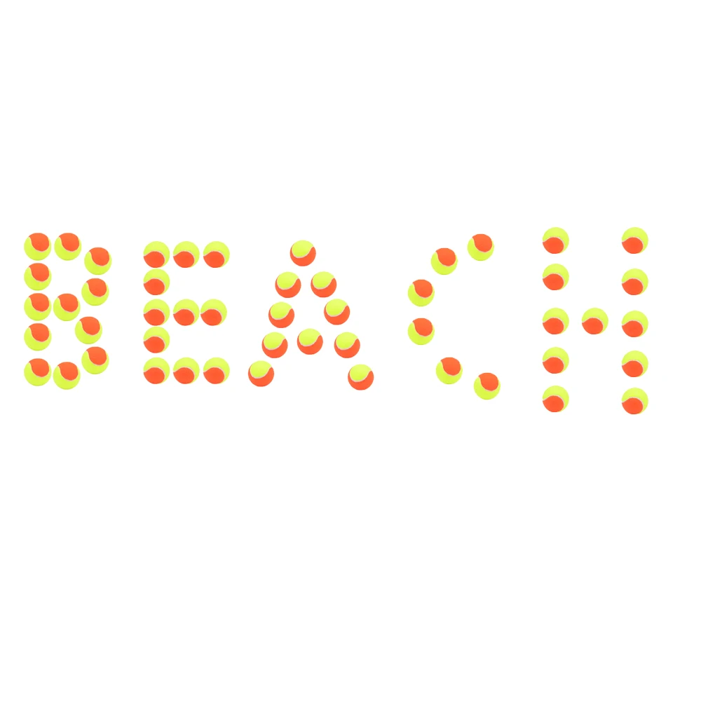 Мячи для тренировки пляжного тенниса из мягкой резины 4 шт. в одной упаковке |