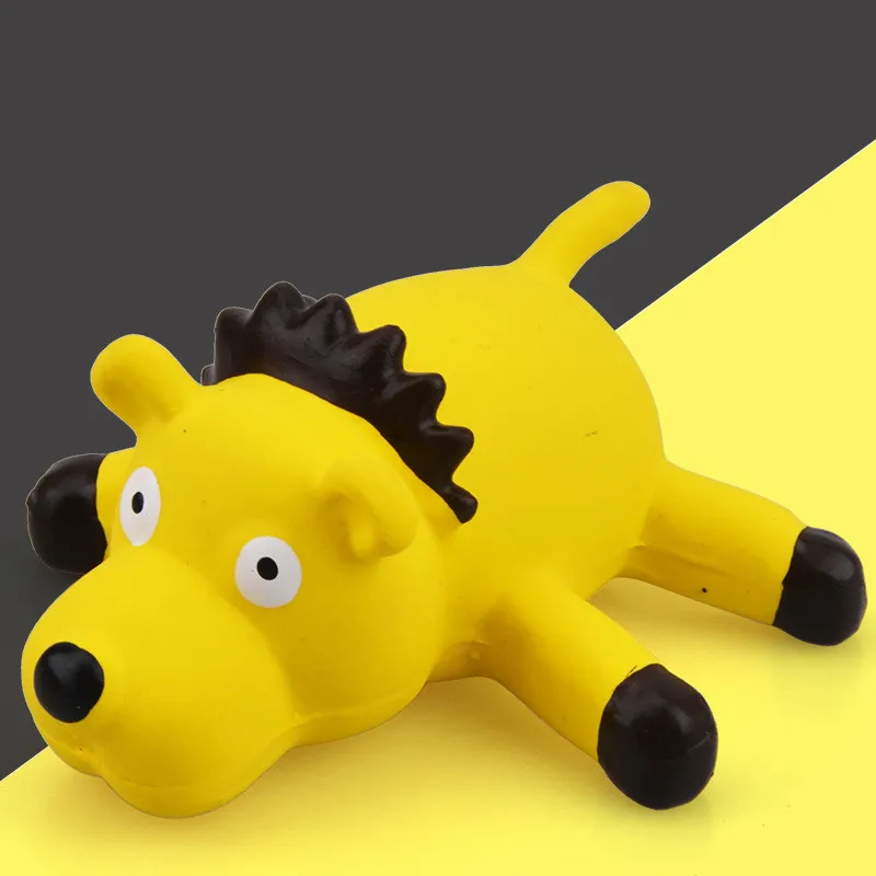 

2022 New Pet Latex Vocal Toy Q Version Cartoon Poodle Dog Toy Bite Tesistant Latex Poodle Toy Pet Toy