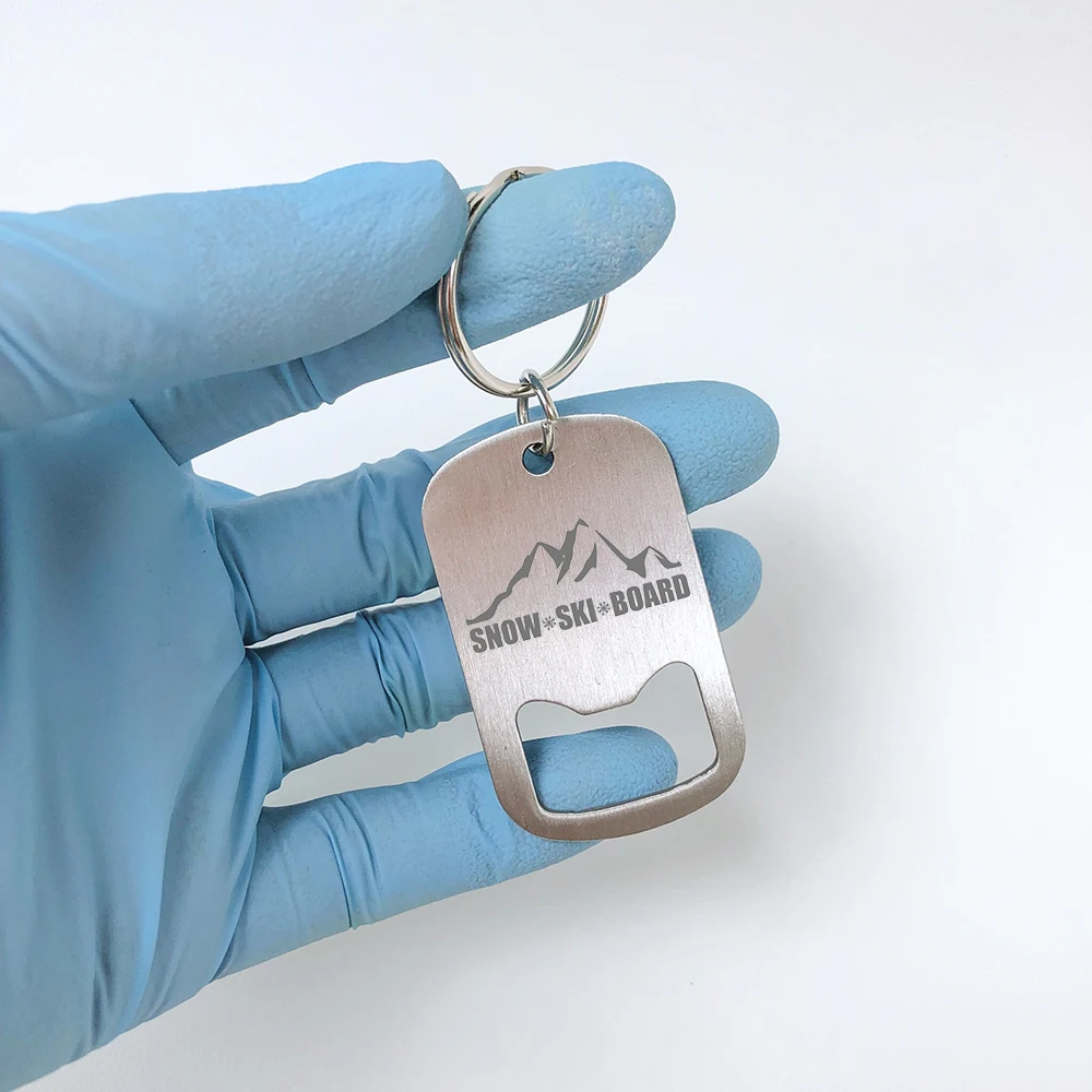 Заказной металлический брелок из нержавеющей стали открывалка для пивных