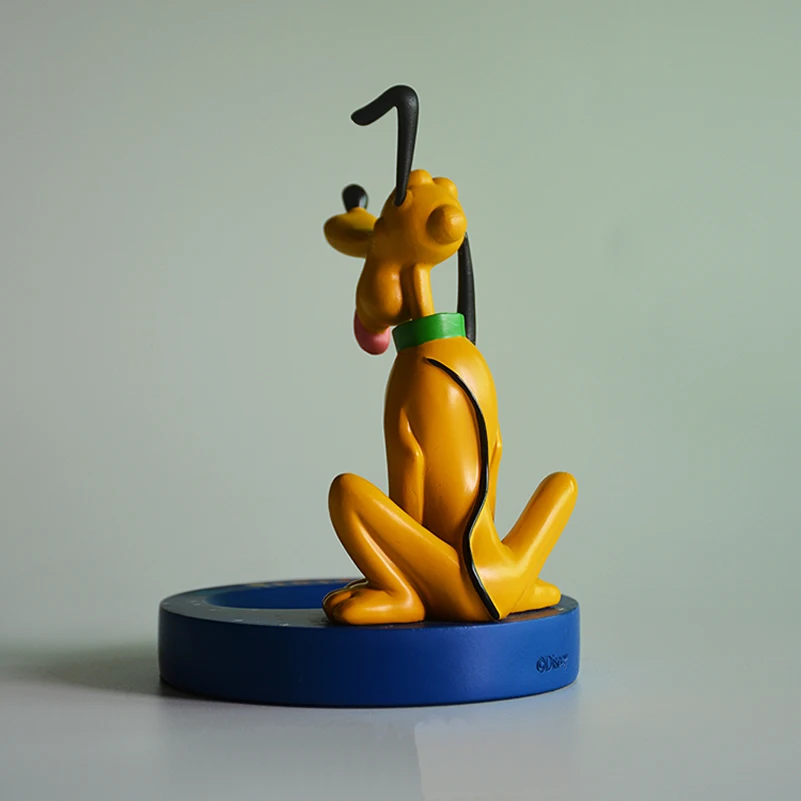 

12cm Disney Mickey Mouse Friend Pluto Dog Figure Toys Model Doll Figurine Home Office Cake Diy Decoration With Box