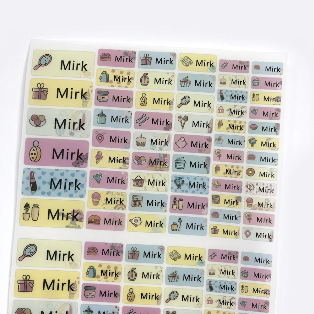 Стильные наклейки с узором для девочек надписью на заказ детские