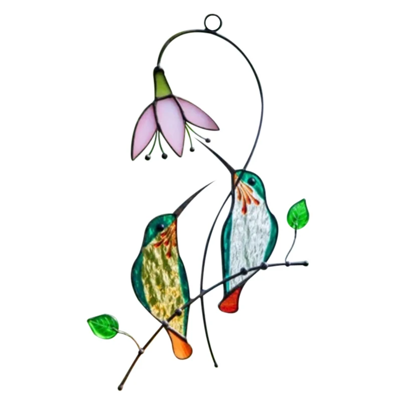 

Hummingbird Modern Metal Window Hangings Decor Suncatcher Gift Garden Decor Mother's Day Gift DNJ998