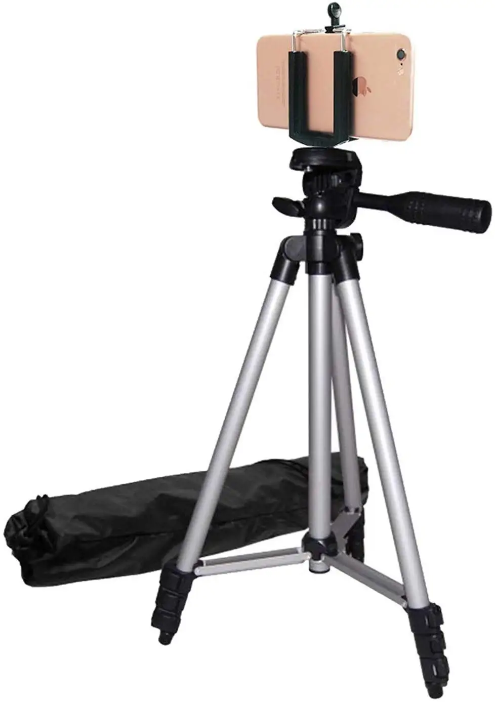 JCKEL Protable Adjustable Phone Camera Tripod Flexible Stand Mount Holder Clip Set Universal Tripods for IOS Android Phone