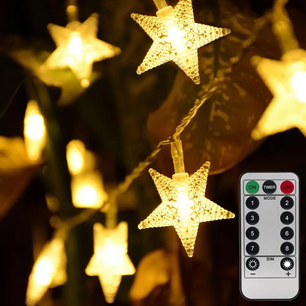 СВЕТОДИОДНАЯ Гирлянда LEADLY Ball s 80 водонепроницаемая светодиодная гирлянда Star Light с