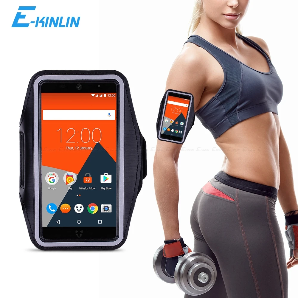 Чехол для занятий спортом бегом тренировкой нарукавником Wileyfox Pro Spark X Swift 2 Plus