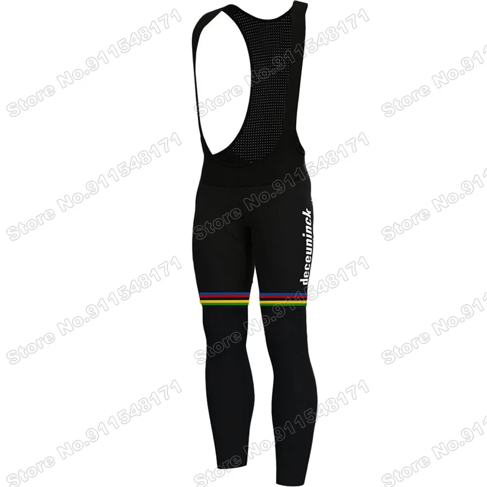 

2021 Summer Quick Step Team Champion Men Cycling Jersey Set Clothing Suit Mens Long Sleeve MTB Bike Road Pants Bib Ropa Ciclismo