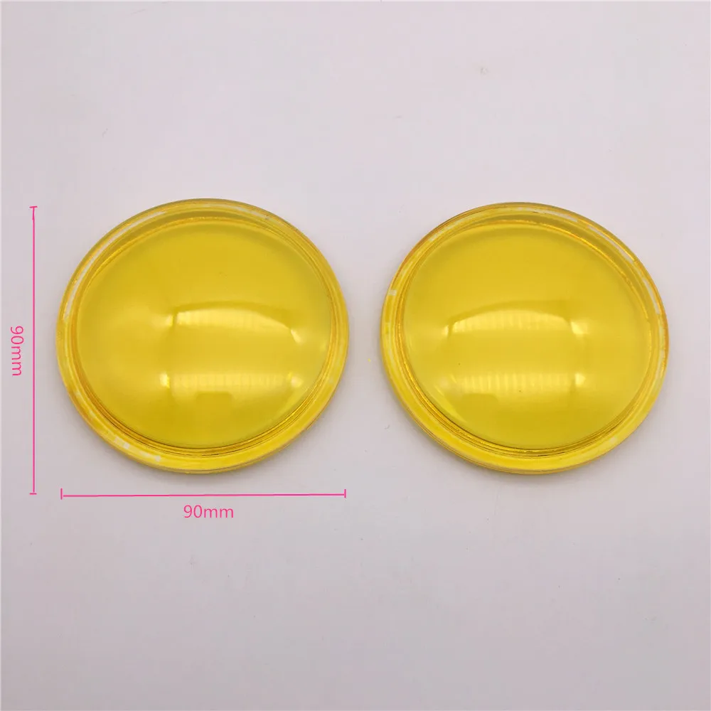 Противотуманные фары круглые диаметр 90 мм 2 шт./лот противотуманные стекла