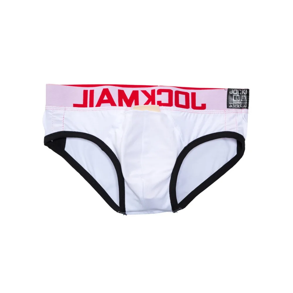 Трусы брифы JOCKMAIL мужские брендовые с передней планкой эффект пуш ап нижнее белье
