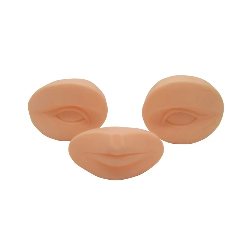 2 eyes 1 lip Практическая модель головы человека, 3D манекен для кожи, голова со вставками, косметические аксессуары для глаз и губ, аксессуары для микроволокна - Цвет: 2 eyes 1 lip