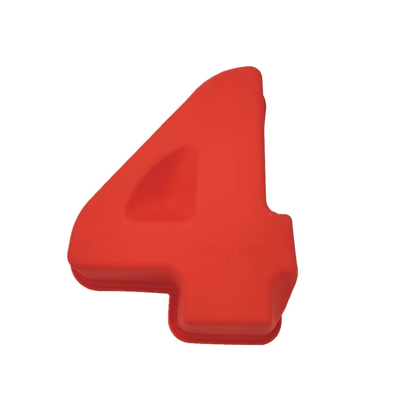 Number Cake Mold Tools Pan Mould Silicone 0-9 Anniversary Tin Birthday Baking mold | Дом и сад