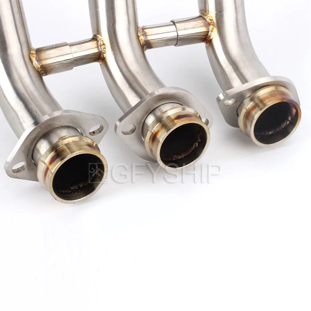 

For Yamaha Tracer 900 / GT 2015 to 2019 MT09 MT 09 Tracer Escape Slip-on Motorcycle Exhaust Muffler Front And Middle Link Pipe