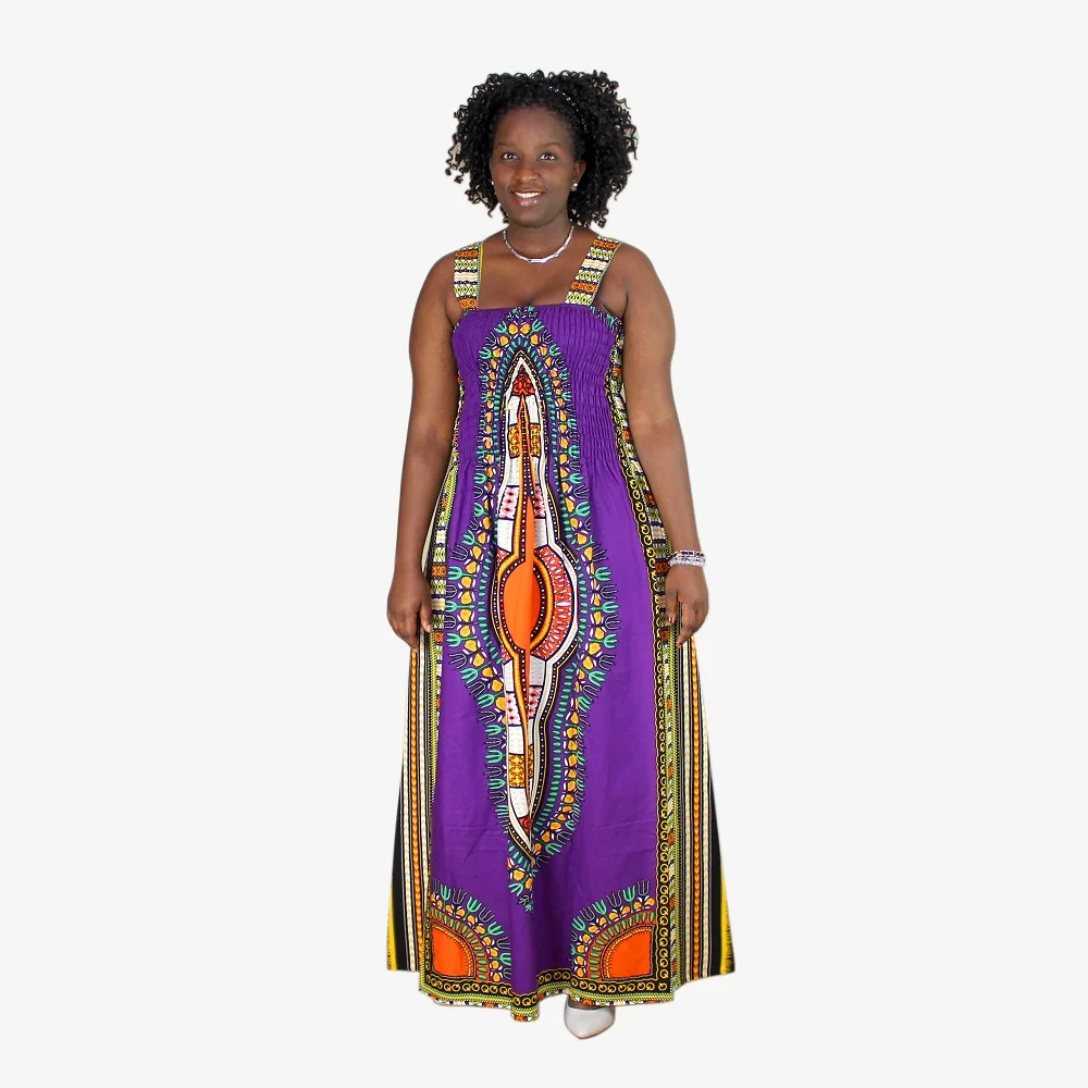 Африканские Дашики Новые Модные Элегантные с принтом женские макси Бохо